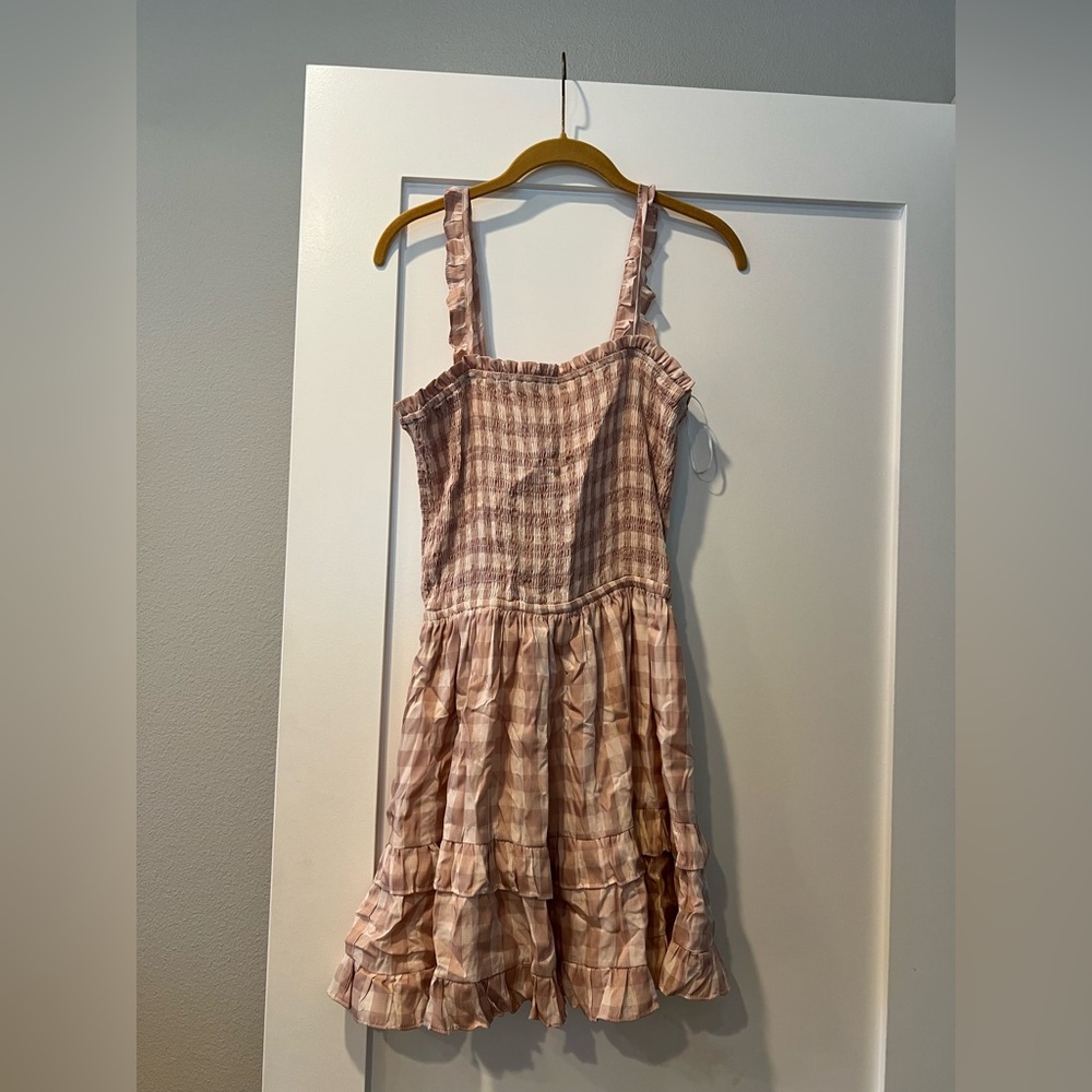 Pink Gingham Dress